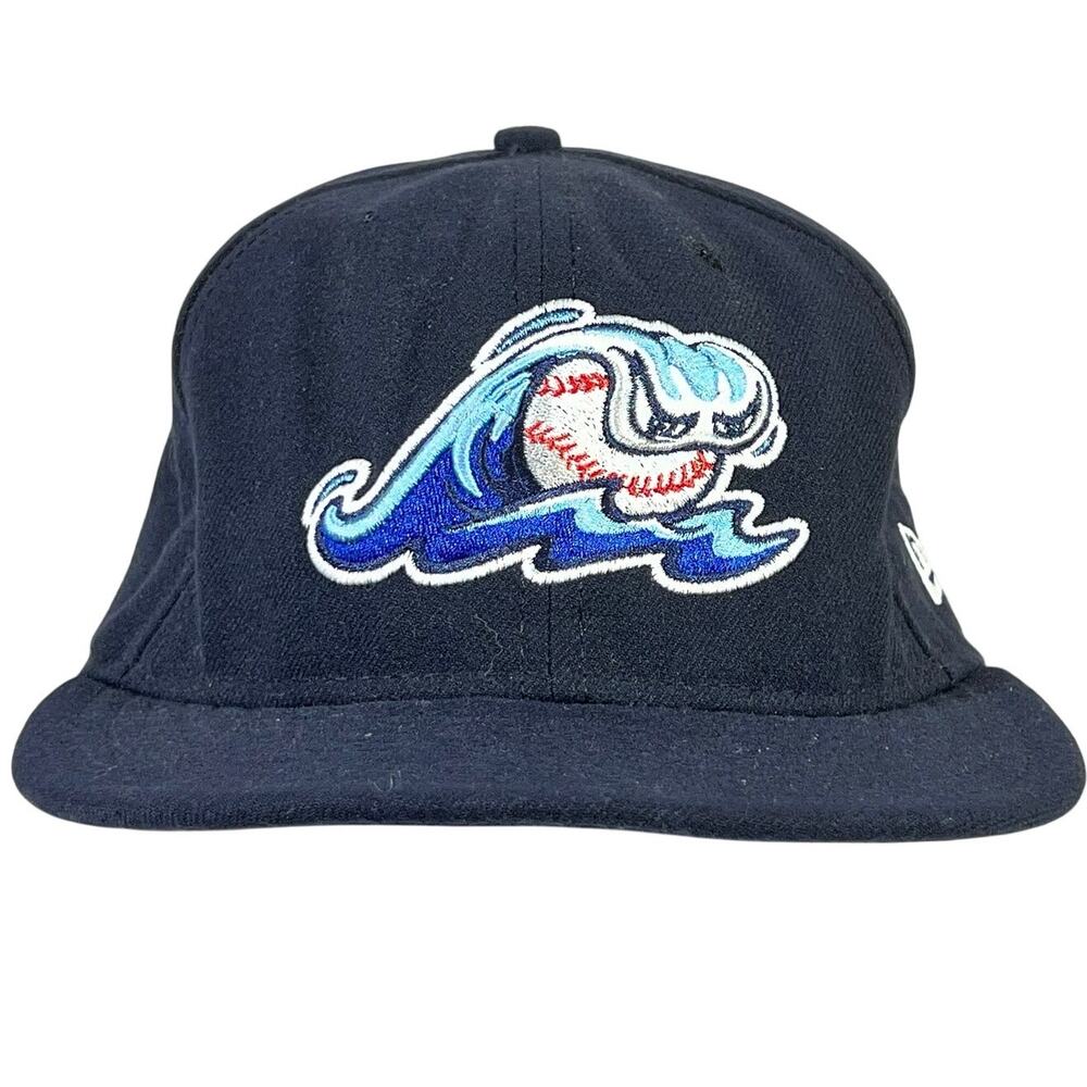 Vintage West Michigan Whitecaps New Era 59Fifty Fitted Baseball Hat Logo 7 1/4
